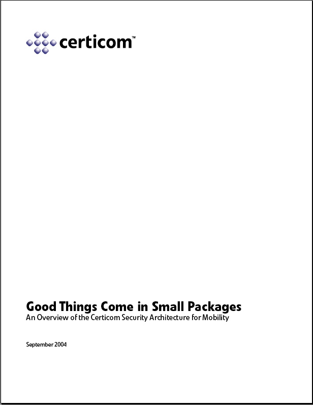Certicom white paper writing sample by the professional copywriters at pens4hire