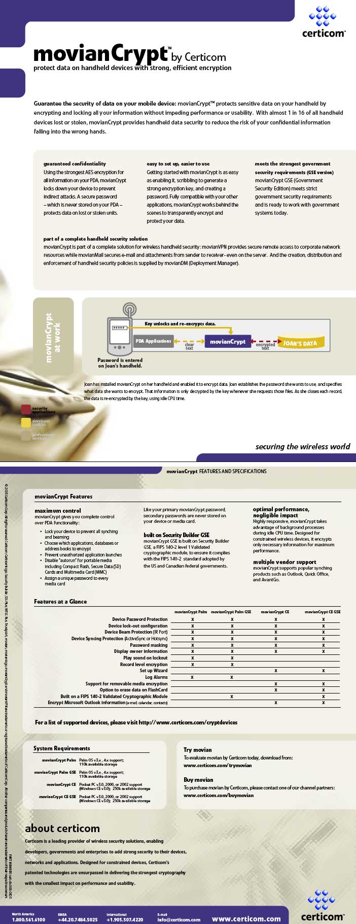 Certicom marketing copywriting sample