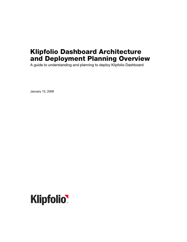 Klipfolio white paper writing sample by the professional copywriters at pens4hire